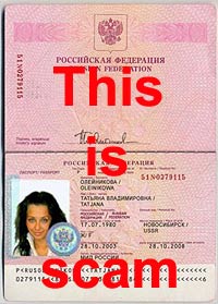 Visa Russian Women Scammers Scam 52